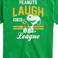 thumbnail image 3 of Peanuts - Peanuts Laugh League - Men's Short Sleeve Graphic T-Shirt, 3 of 6