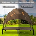 thumbnail image 2 of Elevated  Bed with Canopy, Portable   with Removable Shade Tent, Outdoor Raised Pet  Cooling Bed for Dogs, 2 of 6