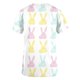 thumbnail image 2 of TaTaai Women Fashion Casual Loose Easter Printed Pocket Short Sleeve V-Neck Nursing Uniform Top Gift, 2 of 5