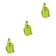 thumbnail image 4 of Qarigey Bolsa de pecho ligera para hombres Versatilidad y elegante Bolsa de un solo hombro Bolsas de pecho para mujeres Hombres verde claro Type1 NO1, 4 of 6