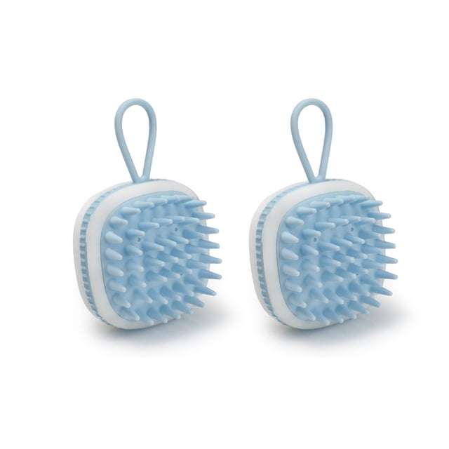 Cepillo de masaje de baño de belleza con dispensador de jabón y champú cerdas de silicona suave para baño MFZFUKR CPB-DE-LYY129-2