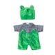 thumbnail image 2 of Conjunto de vestido navideño para muñecas Reborn de 30 cm | Disfraz navideño verde, blanco y rosa | Conjunto de algodón de una pieza para niñas de 3 a 6 años | Juguete de regalo y rompecabezas p, 2 of 6