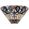 thumbnail image 2 of Victorian Style Wall sconce with Gem Design Cabochons , Black, 2 of 2