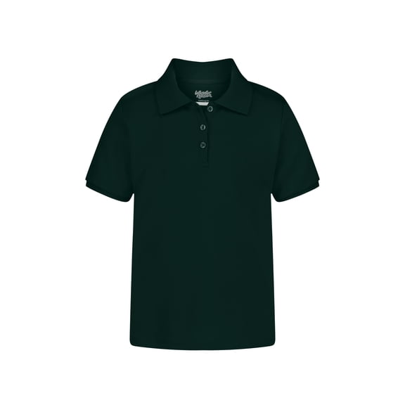 Wonder Nation Girls Polo Shirt with Short Sleeves, Sizes XS-XXL