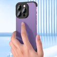 thumbnail image 3 of POINTERTECK Phone Case TPU Glass Lens Protector Corner Pad (Black For iPhone 14 Pro ), 3 of 7