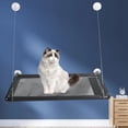 thumbnail image 3 of Resistente hamaca para gatos Colgante estable Percha de ventana Interior Grids de PVC Yuyangstore Gato colgando hamaca, 3 of 6