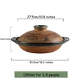 thumbnail image 6 of Japanese Ceramic Pot Casserole Baking Dish Korean Cooking Bowl Ceramic Cooking Pot Earthenware Stew Pot Stockpot With Lid For Home Restaurant, 6 of 6
