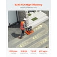 thumbnail image 3 of VEVOR Plate Compactor 7.0 HP Engine 432 sq. in Plate 5400 RPM Ground Compactor Rammer, 3 of 9