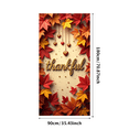 thumbnail image 3 of LUUFILx Autumn Leaves Thankful Banner Festive Backdrop Thanksgiving Party Decoration Photo Prop Harvest Decorations Background Fall Event Display Sign, 3 of 8