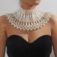 thumbnail image 1 of Jewelry Pearl Body Chain Exaggerated Hollow Sexy Pearl Chest Chain Women's, 1 of 3