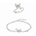 thumbnail image 1 of Xtellar 4pcs Diamantesdecolores Pendientes Pulsera Collar Anillo, 1 of 1