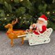 thumbnail image 3 of Gwong Juguete Decoración navideña Caminata Novedad Plástico Elk Pulling Sleigh Papá No Tejor para fiestas Gwong 30013919, 3 of 6