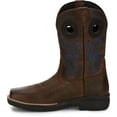 thumbnail image 3 of JUSTIN WORK Men's 11" Nano Composite Toe Waterproof Work Boot Toffee Brown - CR3204, 3 of 7