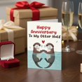 thumbnail image 6 of Artistic Marriage Anniversary Card Thick Paper Happy Anniversary Card For Couple, 6 of 8