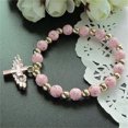 thumbnail image 3 of Women'S Beaded Bracelet, Elastic White Beaded Bracelet, Angel Winged Bracelet, Healing Jewelry, Gifts For Teenagers And Girls Pink Free Size, 3 of 4