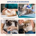 thumbnail image 4 of Avont Soft Cat Recovery Cone Collar, Adjustable Lightweight Kitten E-Collar for Small Dogs, Comfortable Neck Donut Stop Licking Scratching After Surgery -Strawberry(M), 4 of 6