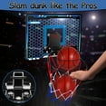 thumbnail image 3 of Over The Door Basketball Hoop Indoor, LED Light Mini Basketball Hoop with Electronic Scoreboard,3 Game Modes, Door Basketball Hoop for Kids Indoor- Toys Gifts for Age 5 6 7 8 9 10 11 12 Year Old, 3 of 5