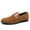 Brown, variant on Men's Casual Loafers Slip On Leather Shoes Male Fashion Derby Dress Shoes Driving Shoes Moccasins Classic Penny Loafer Flats