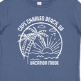 thumbnail image 4 of Inktastic Summer Vacation Mode Cape Charles Beach Virginia Boys or Girls Baby T-Shirt, 4 of 5