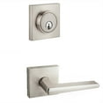 thumbnail image 2 of Sure-Loc BS100-SQ 15 Basel Non-Turning One-Sided Dummy Door Lever - Nickel, 2 of 5