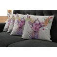 thumbnail image 2 of Ambesonne Indie Throw Pillow Cover 4 Pack, Deer Portrait, 18", Multicolor, 2 of 6