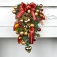 thumbnail image 4 of Creative Christmas Bow Knot For Upside Down Tree Heart Shape Ball Garland, 4 of 8