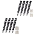 thumbnail image 3 of 8 Pcs Pen Screwdriver Handy Tool 8 in 1 Magnetic Pocket Screwdriver Multi-Function Mini Gadgets Repair Tools (Black), 3 of 10