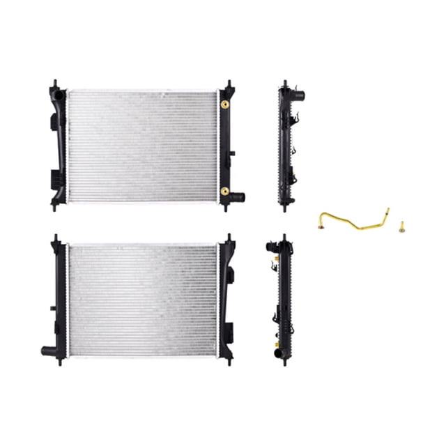 Radiador De Agua Accent 2012 A 2017 Hyundai Aut C/Aa Soldado Polar .