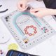 thumbnail image 3 of Bracelet Design Board Flocked Bead Board Bracelet Beading Jewelry Organizer Tray Design DIY Craft Tool (Necklace beads/Bracelet Beading Board) Levamdar 2035323-1, 3 of 8