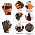 thumbnail image 7 of INBIKE Half-Finger Bicycle Gloves Unisex MTB Biking Gloves Orange, 7 of 7