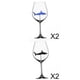 thumbnail image 1 of 4x 300ml Copas de Vino Perfecl con Diseño Creativo y Estatua de Tiburón, 1 of 8