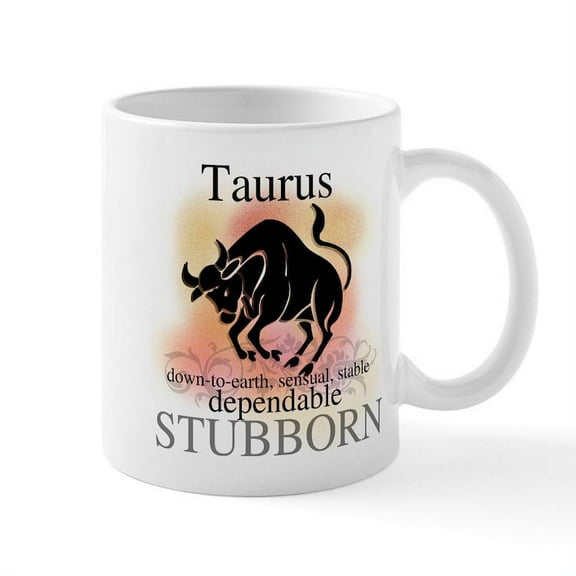 CafePress - Taurus The Bull Mug - 11 oz Ceramic Mug - Novelty Coffee Tea Cup