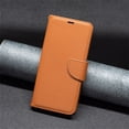 thumbnail image 4 of Allytechgroup Flip Wallet Phone Case for iPhone 16 with Lanyard, RFID Blocking PU Leather Case with Kickstand Credit Card Slot Full Body Protective for iPhone 16, Brown, 4 of 5