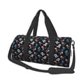thumbnail image 1 of Saiise Sac de Sport Rond Grande Capacité Pliable pour Gym Sports Weekender Léger en Toile, 1 of 6