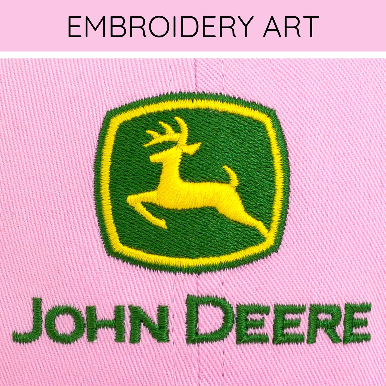 John Deere Logo Twill Baseball Cap Hat One Size