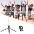 thumbnail image 2 of Trípode para Selfies con Luz, 169 cm de , Portátil, Inalámbrico, con Control Remoto, para Teléfono Móvil de Viaje, Soporte para Teléfono, B, 2 of 5