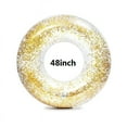 thumbnail image 1 of EIMELI  X  48 Inch Glitter Swim Ring for Pool Beach Lake Glitter Pool Inflatable Swim Tube Glitter Swim Ring for Kids  Adults Glitter Pool Floating Tube Inflatable Pool Float Glitter Pool, 1 of 7