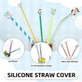 thumbnail image 6 of Straw Cover Cap for Stanley Cup 30& 40 Oz Tumblers - 10mm Cute Cow Straw Tips Covers,Silicone Straw Toppers, Funny Animals Straw Covers Cap Plugs,Anti-dust Straw Tip Drinking Straw Tips Lids, 6 of 9
