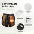 thumbnail image 4 of Salouo Sunset Western Cowgirl Print Women's 2 in 1 Running Shorts Double-Layer Shorts Athletic Workout Gym Yoga Shorts Running Shorts for Women-Medium, 4 of 7