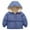 Blue, variant on Children Kid's Boy Girl Warm Hooded Jacket Coat Cotton-padded Parka Overcoat Thick Down Coat 18M-6T