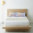 thumbnail image 6 of Yayeee Pillowcase King Size Set of 2 Satin Wrinkle Resistant Pillow Case, Pink Wavy Striped, 6 of 8