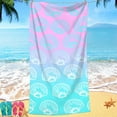 thumbnail image 6 of Fwttom Microfiber Beach Towel Super Sandproof Beach Blanket Multi-Purpose Towel For Travel Swimming Pool Camping, Camping Essentials and Beach Essentials, 6 of 7