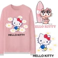 thumbnail image 2 of Camiseta de algodón de manga larga para mujer, ropa holgada, dulce, 2 of 7