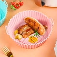 thumbnail image 7 of Shoreew 2Pcs Non-Stick Silicone Liner Mat 8-Inch Square Air Fryer Pad for 4-7 QT Air Fryers Heat Resistant Dishwasher Safe BPA-Free Cooking Accessory, 7 of 7