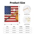 thumbnail image 2 of Gaeub American Flag And Baseball Print Modern Canvas Wall Art Prints,Artwork Abstract Paintings,Canvas Decorative,Pictures on Canvas for Home Decorations,Wall Decor, 2 of 6