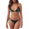 thumbnail image 1 of Balery Cute Big-Eyed Black Cat Pijama Estampado Bikini de Dos Piezas para Mujer - Conjunto de Bikini Ajustable Sexy y Cómodo para Playa, 1 of 6
