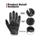 thumbnail image 2 of Guantes de motocicleta Guantes de verano transpirables Pantalla táctil Guantes de cuero para motocicleta de dedos completos Guantes para montar en motocicleta Montañismo Senderismo, 2 of 5