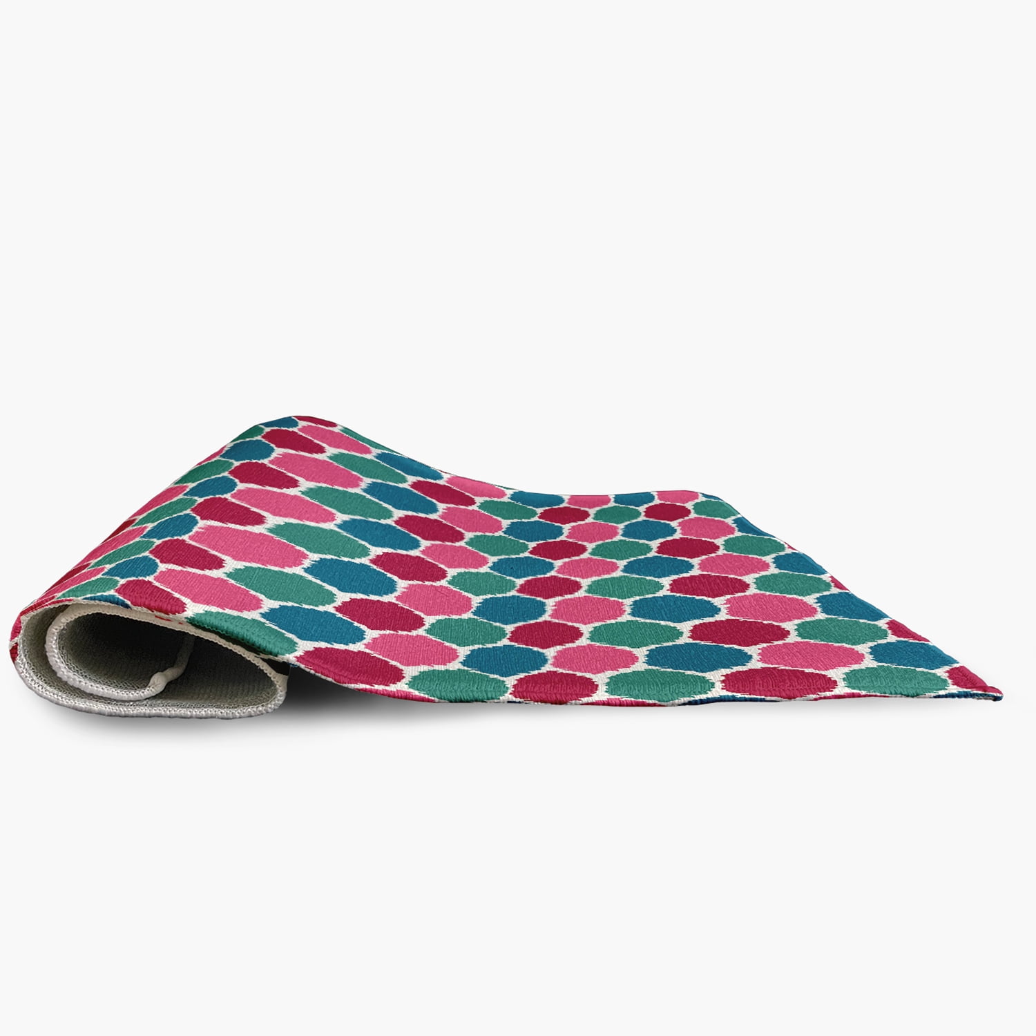 Simply Daisy 4' x 6' Fuschia Geometric Indoor/outdoor Rug