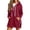 #007-Wine, variant on Womens Hoodies Dress Hooded Sweatshirts Dress Casual Long Sleeve Tunic Dress Oversized Sweatshirts with Pocket for Fall Winter