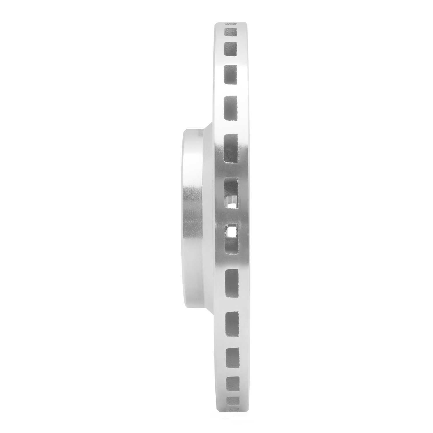 Dynamic Friction Company 631-72052L DFC Brake Rotor - Drilled And Slotted - Silver